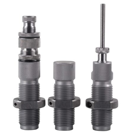 an image of the product Hornady Custom Grade New Dimension Nitride .44 Special / .44 Magnum 3-Die Reloading Set- 546548