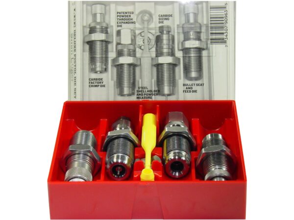 an image of the product Lee Deluxe .45 ACP Carbide 4-Die Reloading Set- 90968