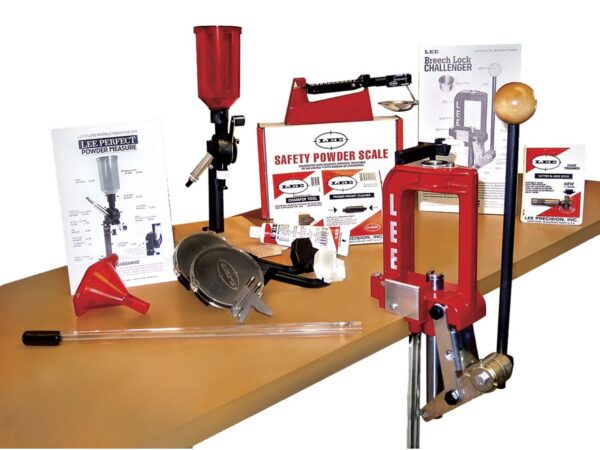 an image of the product Lee Challenger Breech Lock Single Stage Press Anniversary Reloading Kit- 90050