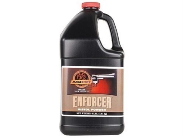 Ramshot Enforcer Smokeless Powder- 4 Lbs. (HAZMAT Fee Required)- ENFORCER-4