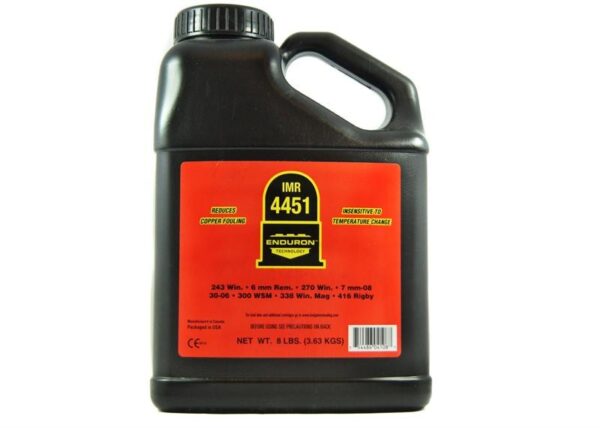 IMR 4451 Smokeless Powder- 8 Lbs. (HAZMAT Fee Required)- IMR44518