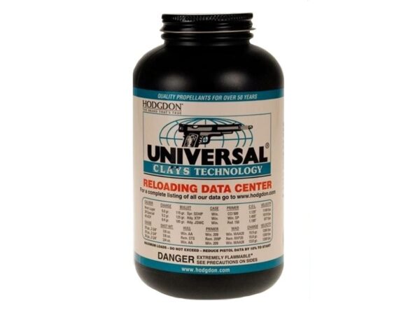 Hodgdon Universal Clays Smokeless Powder- 1 Lb. (HAZMAT Fee Required)- UNI1