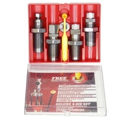 an image of the product Lee Deluxe .380 ACP Carbide 4-Die Reloading Set- 90447