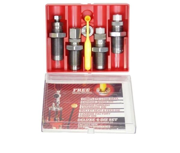 an image of the product Lee Deluxe .38 Special Carbide 4-Die Reloading Set- 90964