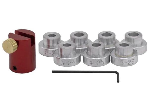 an image of the product Hornady Lock-N-Load Bullet Comparator Kit & Basic Insert Set- B234