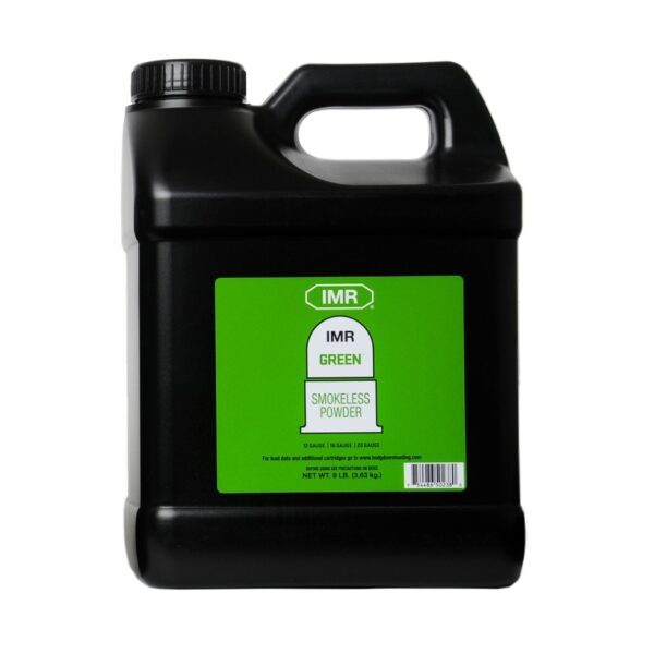 IMR Green Smokeless Powder- 8 Lbs. (HAZMAT Fee Required)- IMRGRN8