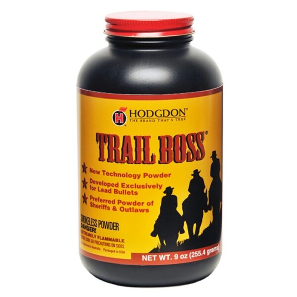 Hodgdon Trail Boss Smokeless Powder- 9 Oz. (HAZMAT Fee Required)- TB9OZ