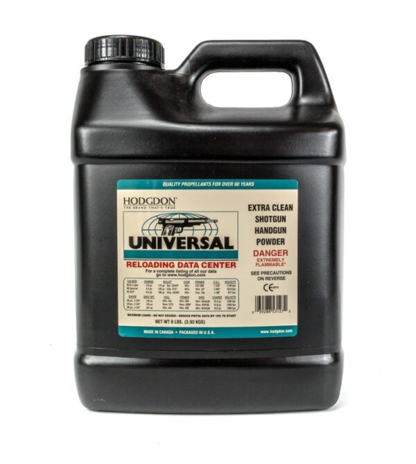 Hodgdon Universal Clays Smokeless Powder- 8 Lbs. (HAZMAT Fee Required)- UNI8