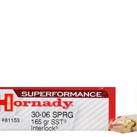 an image of the product Hornady SUPERFORMANCE .30-06 Springfield 165 Gr. SST InterLock- Box of 20 - 81153