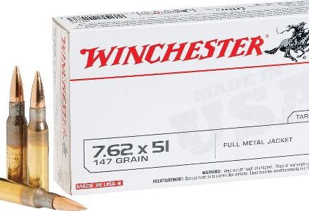 an image of the product Winchester 7.62x51mm NATO 147 Gr. Full Metal Jacket- Box of 20 - Q3130