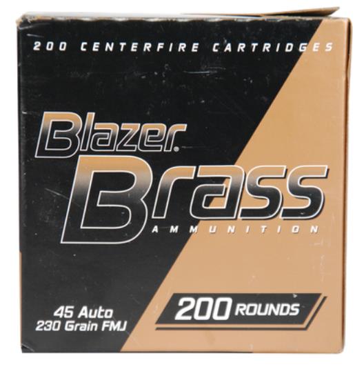 Cci Blazer Brass 45 Acp 230 Gr Full Metal Jacket Box Of 200 Selway Armory 