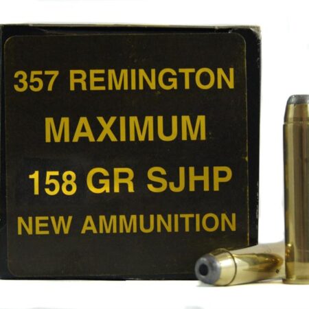 an image of the product PCI .357 Remington Maximum 158 Gr. Semi-Jacketed Hollow Point- Box of 50 - PC357MAX