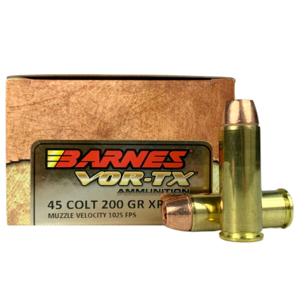 Barnes VOR-TX .45 Long Colt 200 Gr. XPB Hollow Point Lead-Free- Box of 20- 21547