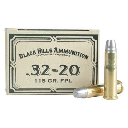 an image of the product Black Hills Cowboy Action .32-20 WCF 115 Gr. Lead Flat Nose- Box of 50 - DCB3220N1