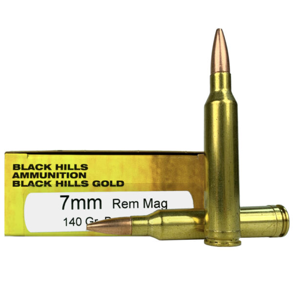 Black Hills 7mm Remington Magnum 140 Gr. Barnes TSX Hollow Point Boat Tail- Lead-Free- Box of 20- 1C7MMRMBHGN1