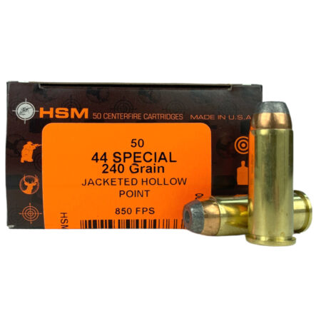 an image of the product HSM .44 Special 240 Gr. Jacketed Hollow Point- Box of 50 - 44S-2-N