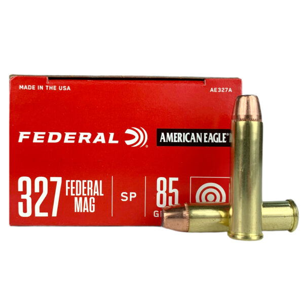 an image of the product Federal American Eagle .327 Federal Magnum 85 Gr. Soft Point- Box of 50- AE327A