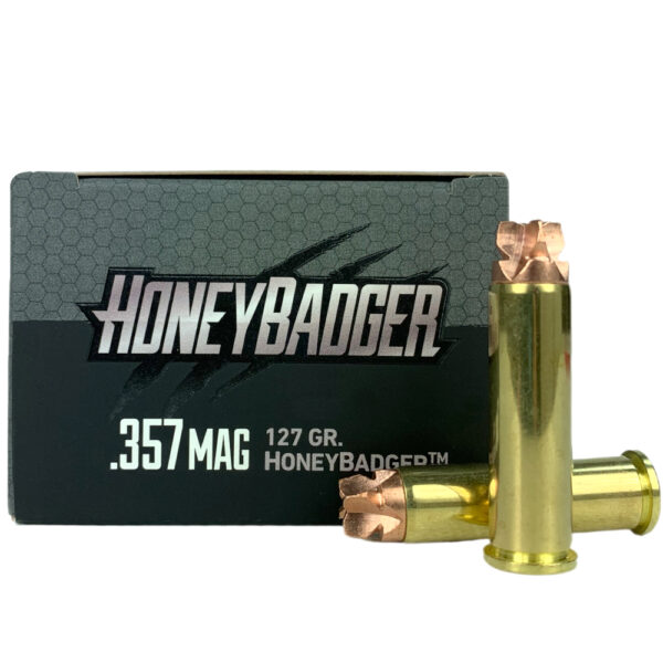 Black Hills .357 Magnum 127 Gr. HoneyBadger- Lead-Free- Box of 50- D357N4