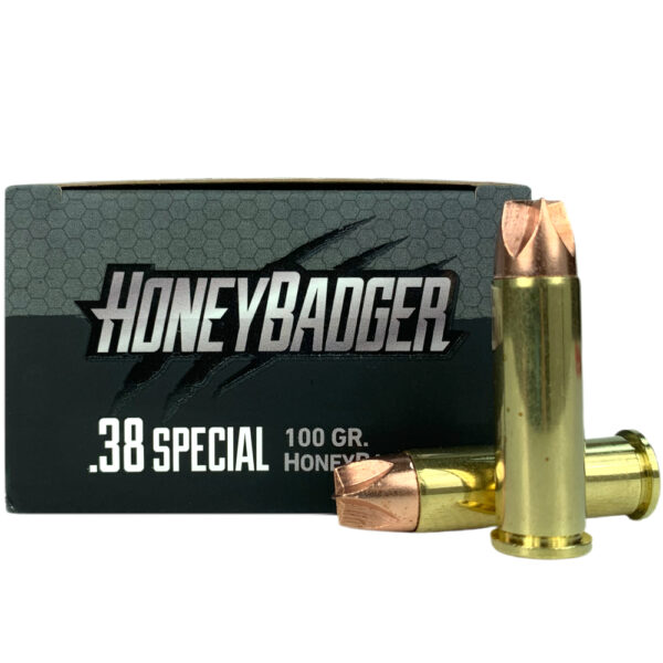 Black Hills .38 Special +P 100 Gr. HoneyBadger- Box of 50- D38N4