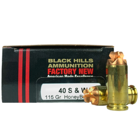 Black Hills .40 S&W 115 Gr. HoneyBadger- Lead-Free- Box of 20- D40N720