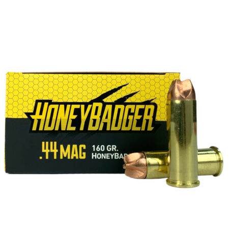 Black Hills .44 Magnum 160 Gr. Solid Copper HoneyBadger- Lead-Free- Box of 50- D44MN5