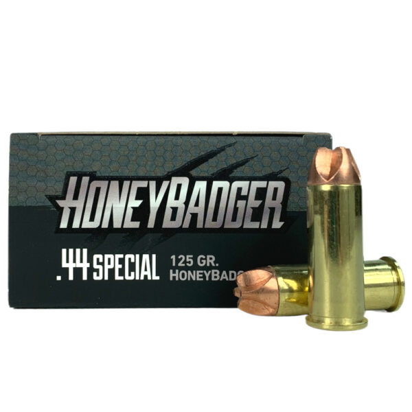 Black Hills .44 Special 125 Gr. Solid Copper HoneyBadger- Lead-Free- Box of 50- D44SPLN3