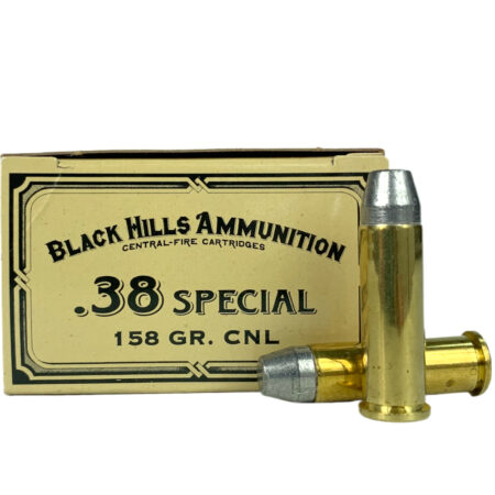 Black Hills Cowboy Action .38 Special 158 Gr. Lead Conical Nose- Box of 50- DCB38N1