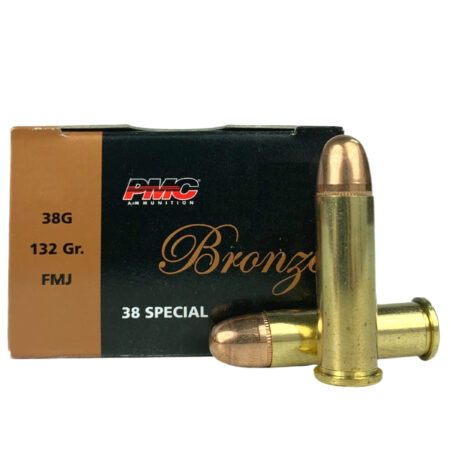 PMC Bronze .38 Special 132 Gr. FMJ- Box of 50- 38G