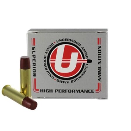 an image of the product Underwood .41 Remington Magnum 265 Gr. Hi-Tek Lead Wide Long Nose- Gas Check- Box of 20 - A746