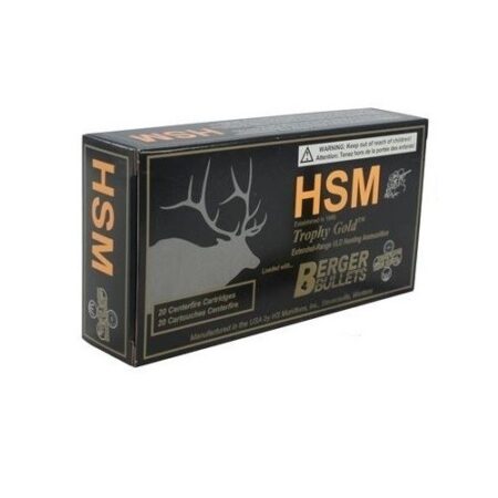 an image of the product HSM Factory Blemish .30-378 Weatherby Magnum 185 Gr. Berger Hunting VLD Hollow Point Boat Tail- Box of 20 - 30378185VLD-FB