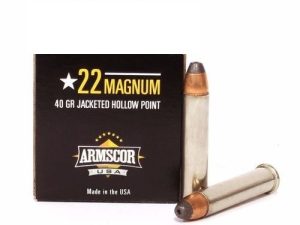 Armscor .22 Magnum 40 Gr. Jacketed Hollow Point- Box of 50