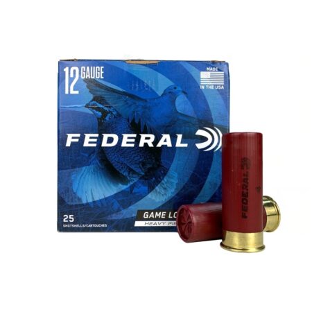 an image of the product Federal Game Load Heavy Field 12 Gauge 2-3/4" 1-1/8 oz #4 Shot- Box of 25 - H1234