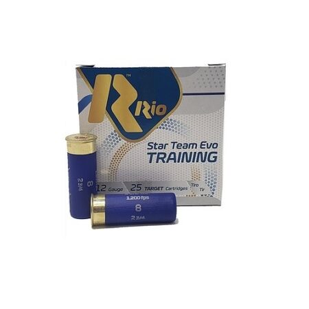 an image of the product Rio Star Team Evo Training Load 12 Gauge 2-3/4" 1-1/8 oz #7-1/2 Shot- Box of 25 - STT3275