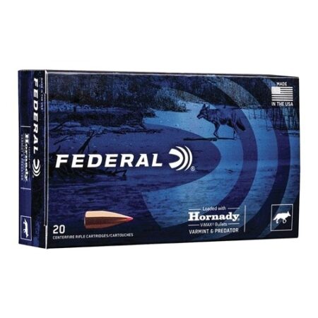 an image of the product Federal Varmint & Predator .204 Ruger 32 Gr. Hornady V-Max- Box of 20 - V204VM32