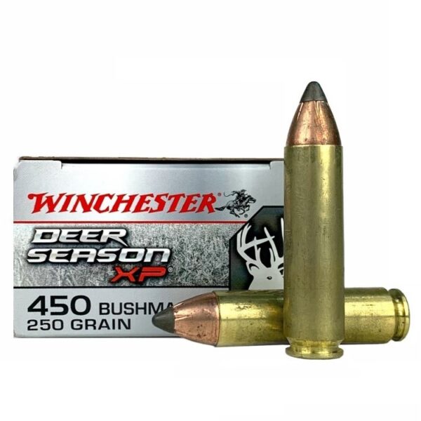 an image of the product Winchester Deer Season XP .450 Bushmaster 250 Gr. Extreme Point Polymer Tip- Box of 20 - X450DS