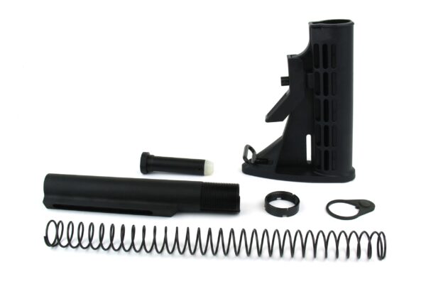 an image of the product AR15 M4 Style 6-Position Mil-Spec Stock Kit- Black - MAR084