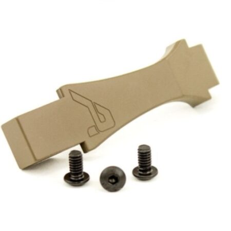 an image of the product Aero Precision AR Billet Trigger Guard W/ Aero Logo- Cerakote FDE - APRH100306C