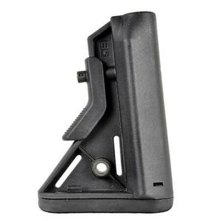 an image of the product B5 Systems SOPMOD Bravo Buttstock Mil-Spec QD Mount- Black - BRV-1082