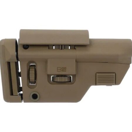 an image of the product B5 Systems AR-15 5.56 Mil-Spec Collapsible Precision Stock- Medium- Coyote Brown Polymer - CPS-1306