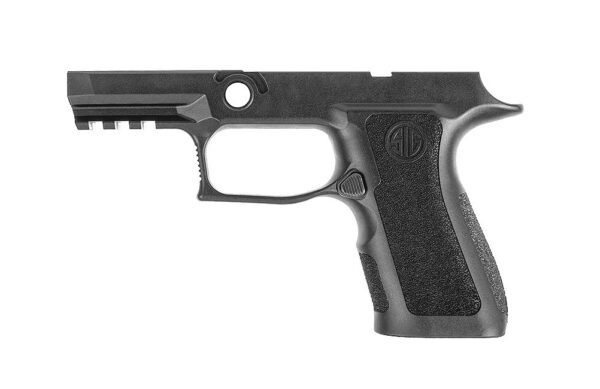 an image of the product SIG SAUER P320 X- Series Grip Module Assembly, Full size, Small, 9mm, .40S&W, .357 Sig- Black- GRIP-MODX-F-943-SM-BLK