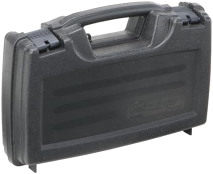 and image of a Plastic Padded Single Pistol Case- Black