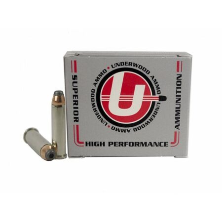 an image of the product Underwood .357 Magnum 158 Gr. Jacketed Hollow Point- Box of 20 - A122