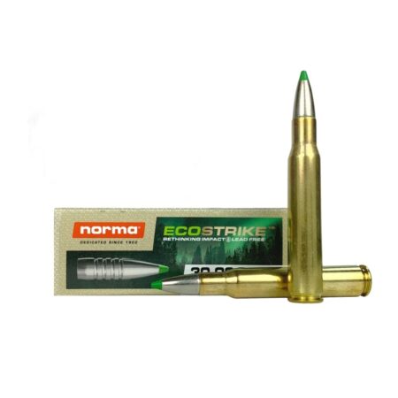 an image of the product Norma EcoStrike .30-06 Springfield 150 Gr. Polymer Tip Boat Tail- Lead Free- Box of 20 - 20177572