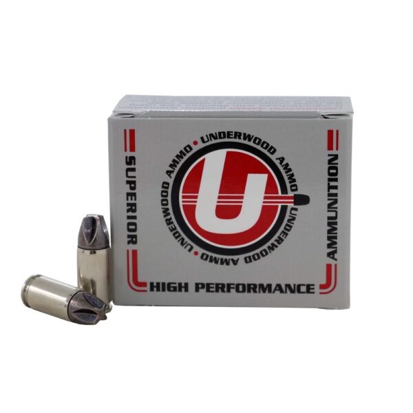 an image of the product Underwood .380 Auto 68 Gr. Lehigh Defense Xtreme Defender-Platinum Edition- Lead Free- Box of 20 - A678