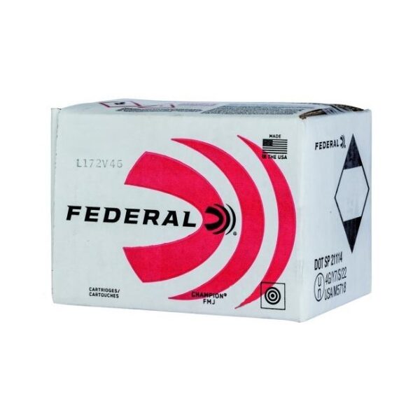 an image of the product Federal Champion .40 S&W 180 Gr. Full Metal Jacket- Box of 400 - C40180A400