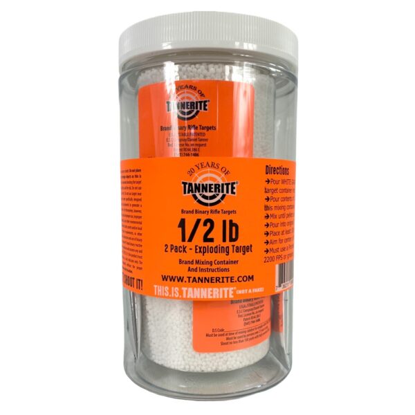 Tannerite Exploding Rifle Target- 2- 1/2 lb. Jars- H2P