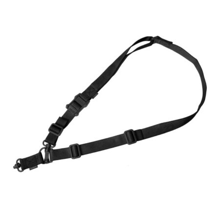 an image of the product MAGPUL MS4 Gen 2 Multi-Mission Single Point / 2 Point Sling with Dual QD Swivels Nylon- BLACK- MAG518-BLK