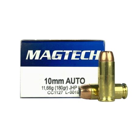 an image of the product Magtech Sport 10mm Auto 180 Gr. Jacketed Hollow Point- Box of 50 - 10B-MAGTECH