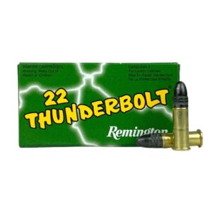 an image of the product Remington Thunderbolt .22 Long Rifle 40 Gr. Lead Round Nose- Box of 50 - TB22A