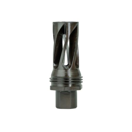 an image of the product HUXWRX 556 XL Flash Hider-QD 1/2×28 Long(For 13.7" Barrels)- Black